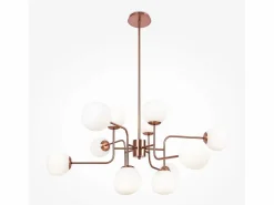 Maytoni Erich Lámpara de Techo Globe Latón, 12 Luces, E14