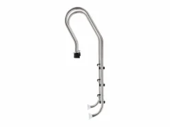 Escalera de piscina 3 peldaños acero inoxidable 304 120 cm ES715403