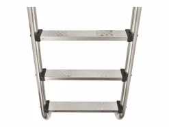 Escalera de piscina 3 peldaños acero inoxidable 304 120 cm ES715403
