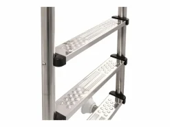 Escalera de piscina 3 peldaños acero inoxidable 304 120 cm ES715403