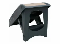 Sale Escalera para perros plegable de 4 peldaños oscuro ES413217 Seguridad Para Mascotas