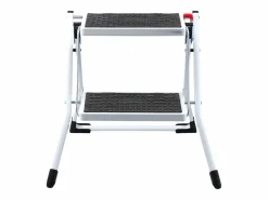 Escalón-Escalera SucceBuy 2 Peldaños Plegable 3 Alturas Ajustables Carga Máxima 150 kg - Seguro y Estable para Trabajos en Altura