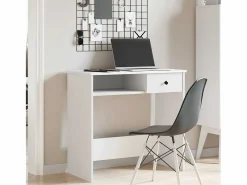 Hot Escritorio 80x40x75 cm Madera de ingeniería Blanco