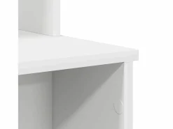 Hot vidaxl Escritorio con cajón 120,5 x 44 x 88,5 cm Madera de ingeniería Blanco