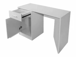 Clicnbuy Escritorio con cajón y armario 100x40x73 cm