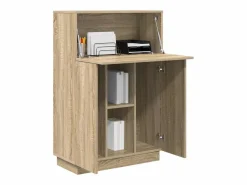 Clicnbuy Escritorio con estante Roble Sonoma 71.5 x 31.5 x 106.5 cm