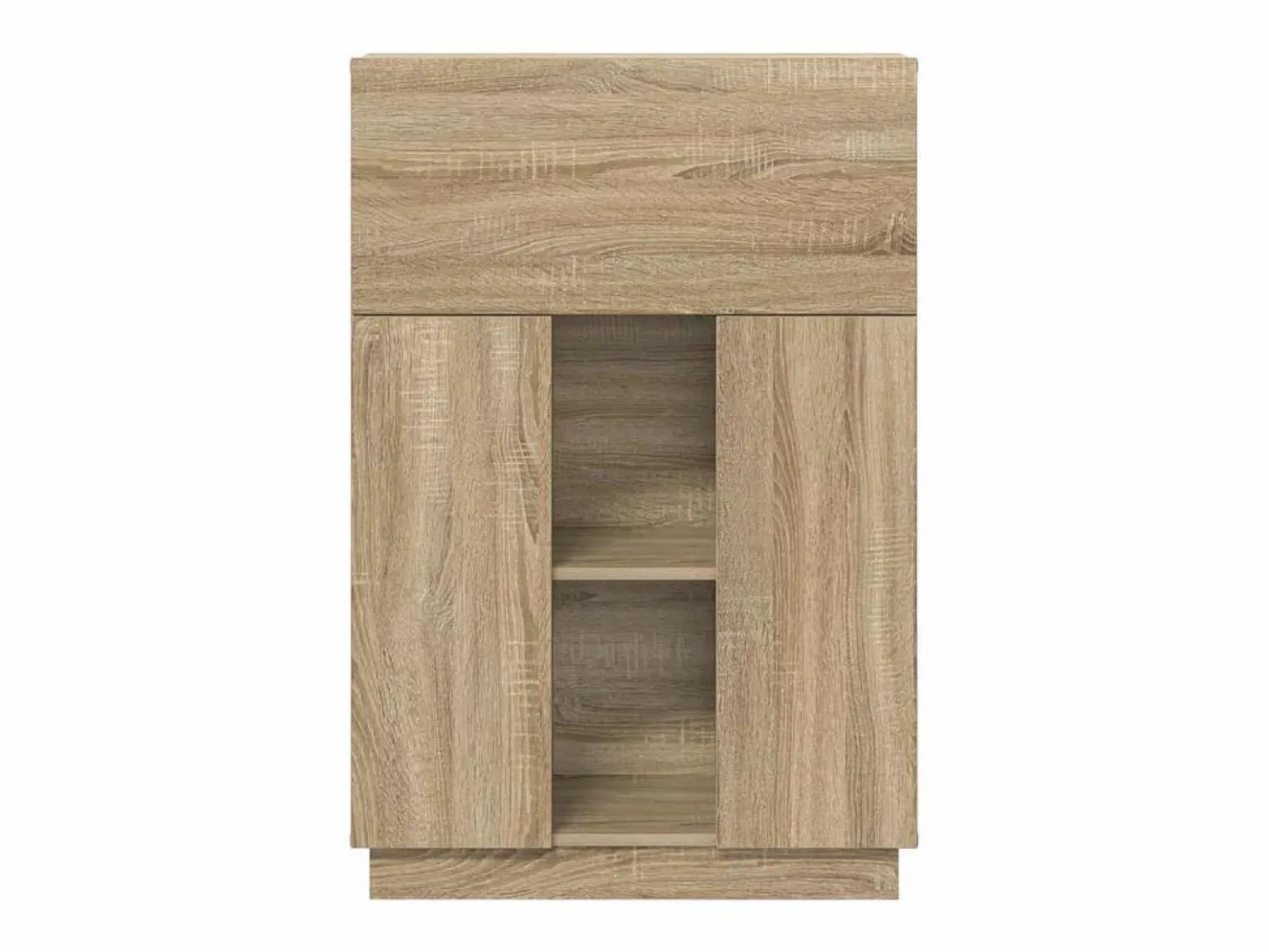 Clicnbuy Escritorio con estante Roble Sonoma 71.5 x 31.5 x 106.5 cm