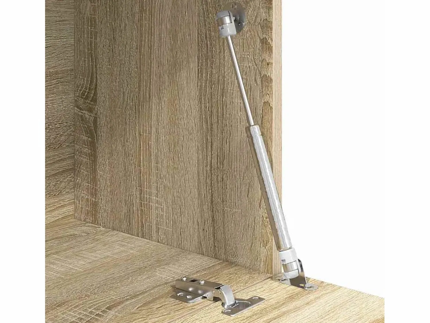 Clicnbuy Escritorio con estante Roble Sonoma 71.5 x 31.5 x 106.5 cm