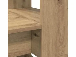 New vidaxl Escritorio con estante Roble artesanal 113 x 54 x 120 cm Marru00f3n