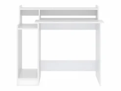 Online Escritorio con luz LED madera contrachapada 97x45x90 cm Mesa Gaming