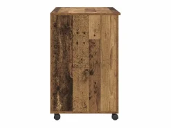 Clicnbuy Escritorio con Ruedas con cajón Madera Vieja 91 x 50 x 77 cm