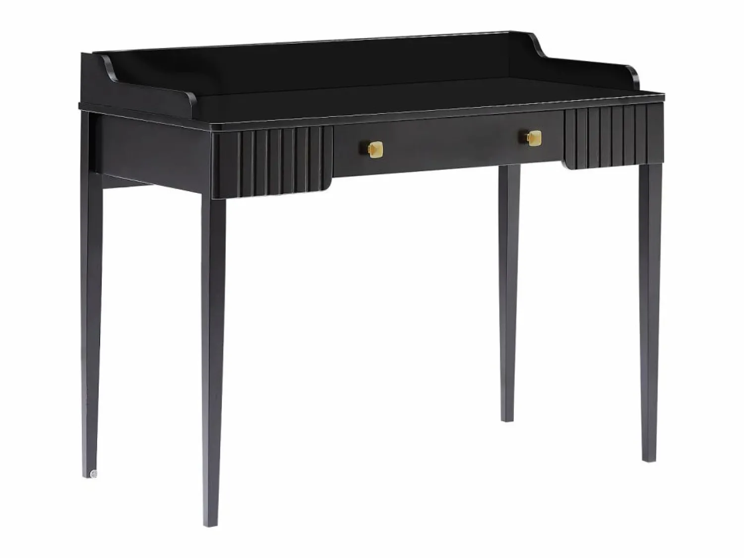 Vente-unique Escritorio consola con 1 cajón en MDF mate - RENEVI by Pascal Morabito