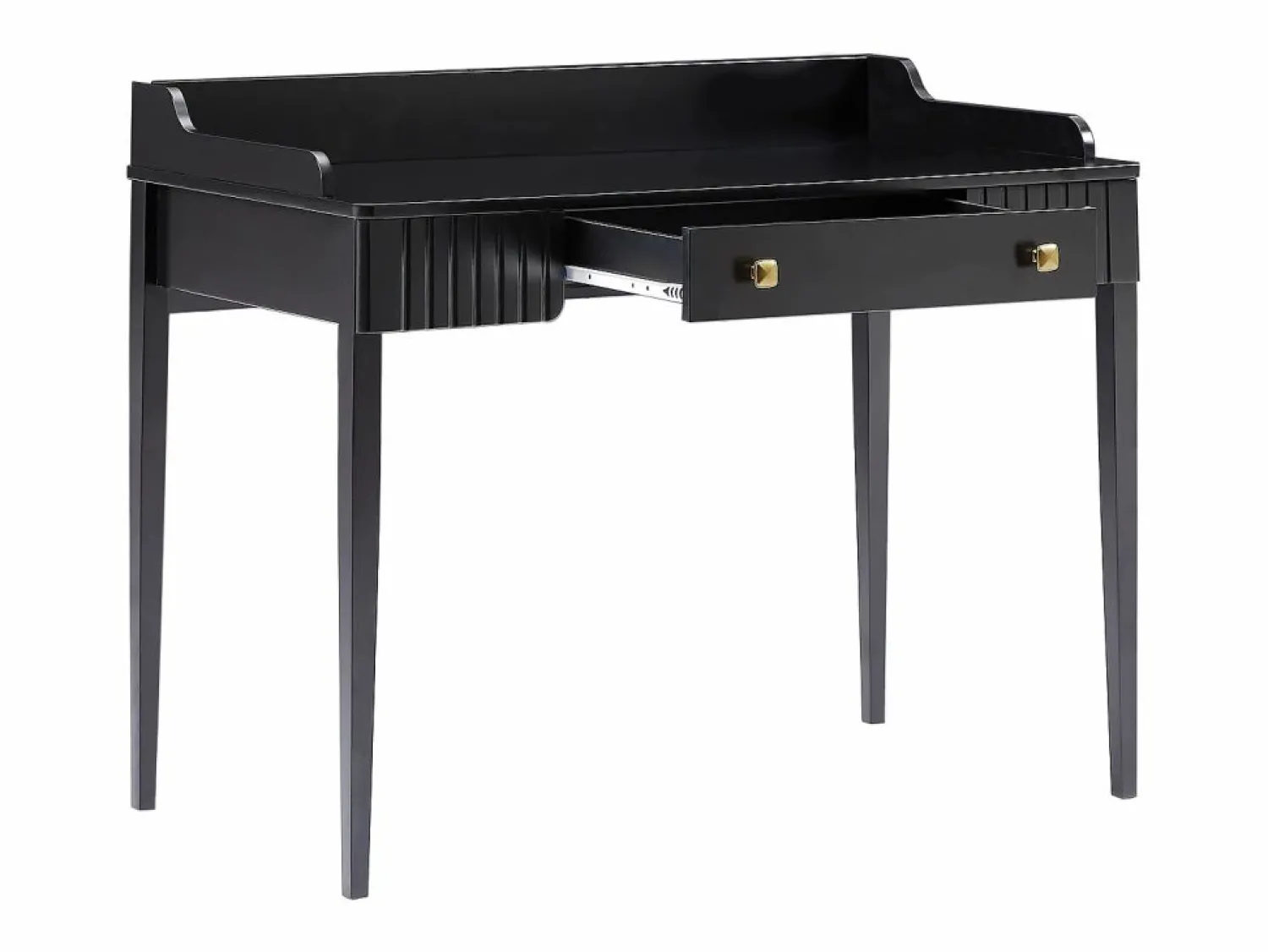 Vente-unique Escritorio consola con 1 cajón en MDF mate - RENEVI by Pascal Morabito
