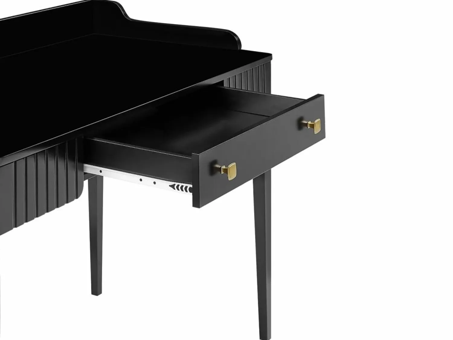 Vente-unique Escritorio consola con 1 cajón en MDF mate - RENEVI by Pascal Morabito