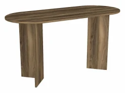 Vente-unique Escritorio consola moderno en - TOPANIA Color natural oscuro