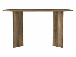 Vente-unique Escritorio consola moderno en - TOPANIA Color natural oscuro