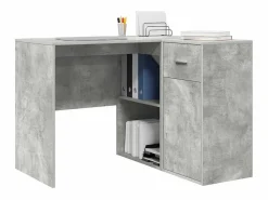 Best Escritorio de Esquina con cajón Concreto 102 x 50 x 75 cm Escritorio Rinconero