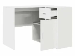 Clicnbuy Escritorio de Esquina con cajón 102 x 50 x 75 cm