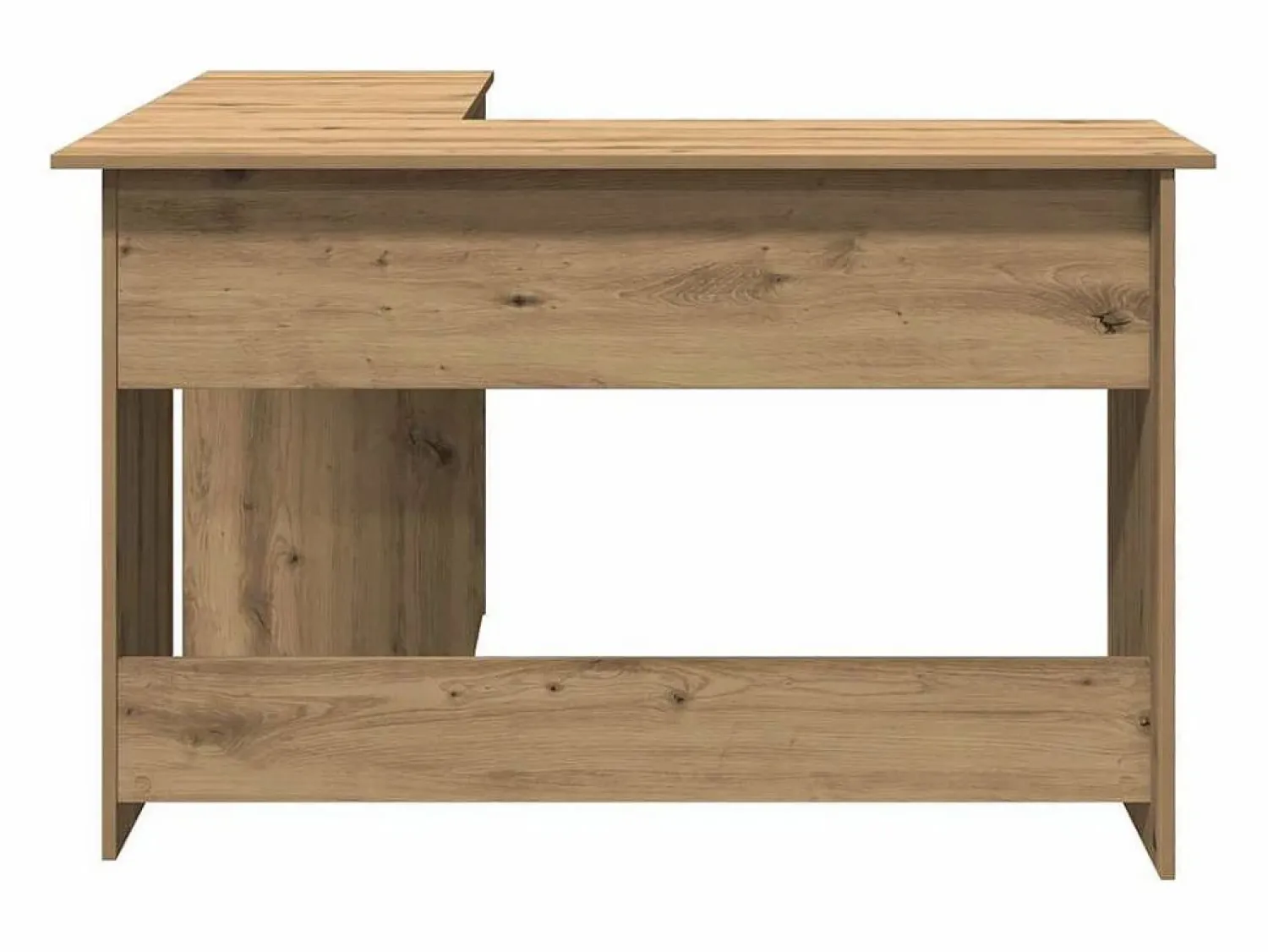 Clicnbuy Escritorio de esquina madera contrachapada 120x140x75 cm