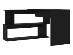 Clicnbuy Escritorio de esquina madera contrachapada 200x50x76 cm