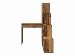 New Clicnbuy Escritorio de Esquina Madera vieja 101.5 x 149.5 x 149.5 cm Marru00f3n
