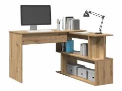 Discount Escritorio de esquina madera contrachapada 200,5x50x76 cm Escritorio Rinconero|Escritorio Tradicional