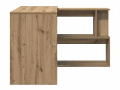 Discount Escritorio de esquina madera contrachapada 200,5x50x76 cm Escritorio Rinconero|Escritorio Tradicional