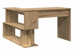 Discount Escritorio de esquina madera contrachapada 200,5x50x76 cm Escritorio Rinconero|Escritorio Tradicional