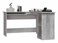 Hot Escritorio de esquina madera contrachapada 120x140x75 cm Escritorio Rinconero