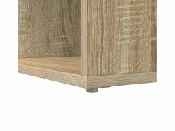 Clearance Clicnbuy Escritorio de Esquina Roble Sonoma 101.5 x 149.5 x 149.5 cm Marru00f3n