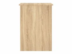 Clicnbuy Escritorio de madera contrachapada roble Sonoma 100x55x75 cm