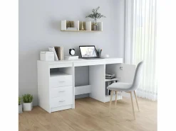 Clearance Escritorio de madera contrachapada 140x50x76 cm Escritorio Tradicional