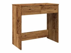 Hot Escritorio de madera ingeniería madera envejecida 80x40x75 cm Escritorio Tradicional