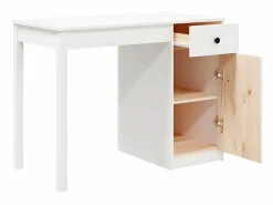 Sale Escritorio de madera maciza de pino 100x50x75 cm Escritorio Tradicional
