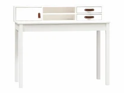 Clicnbuy Escritorio de madera maciza de pino 110x50x93 cm