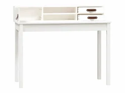 Clicnbuy Escritorio de madera maciza de pino 110x50x93 cm