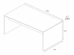 Sale Escritorio de oficina de estudio de trabajo inteligente de diseño moderno Regular 150 - Blanco