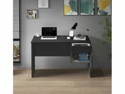 New Escritorio Easy con 1 puerta y 1 cajón, color antracita mate, 110 x 50 x 75 cm Escritorio Secreter