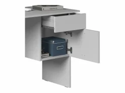 Hot Escritorio Easy con 1 puerta y 1 cajón mate 110x50x75 cm Escritorio Secreter
