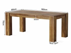 Discount Tribesigns Escritorio ejecutivo de 160 cm, gran escritorio de oficina para computadora, simple mesa de trabajo para escribir Marru00f3n
