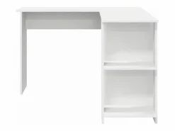 Hot Clicnbuy Escritorio Esquinero con Almacenamiento con estante Blanco