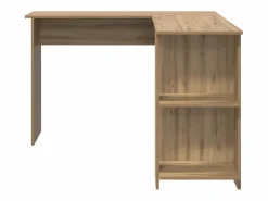 Clicnbuy Escritorio Esquinero con Almacenamiento Roble artisan