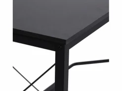 Online Escritorio esquinero en forma de L, con estante, de metal y MDF, color (150x150x76,5 cm) Mesa Gaming