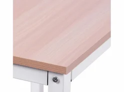 Outlet Escritorio esquinero en forma de L, MDF, color natural (150x150x76 cm) Marru00f3n