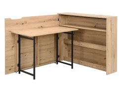 Hot Escritorio esquinero plegable mdf color natural - RELIMY Escritorio Rinconero|Escritorio Tradicional