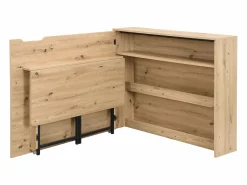 Hot Escritorio esquinero plegable mdf color natural - RELIMY Escritorio Rinconero|Escritorio Tradicional