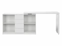 Best Escritorio extensible con tablero giratorio 360° en MDF lacado en - PAVELO Escritorio Rinconero|Escritorio Tradicional