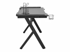Clicnbuy Escritorio gaming LED con forma de Y 110x60x75cm