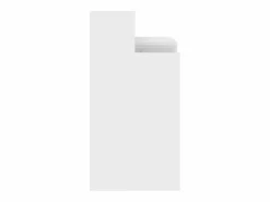 New Clicnbuy Escritorio LED madera contrachapada brillo 97x45x90 cm Blanco