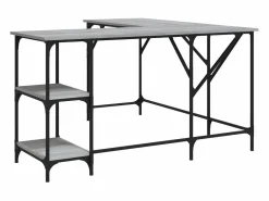 Clicnbuy Escritorio madera de ingeniería Sonoma 139x139x75 cm